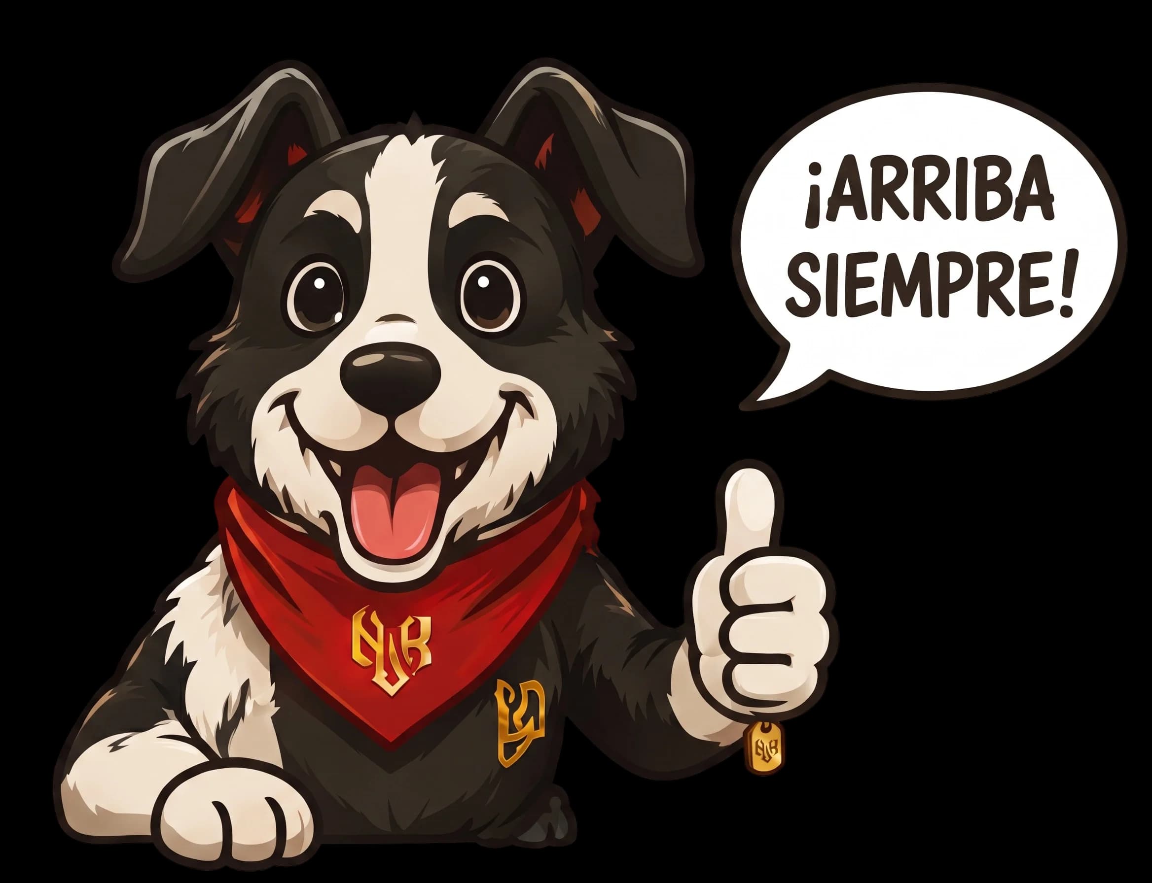 Mascota perro peruano - Arriba Siempre
